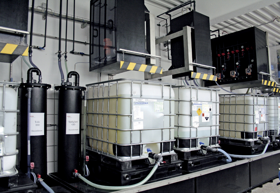 Opvangsystemen en lekbakken